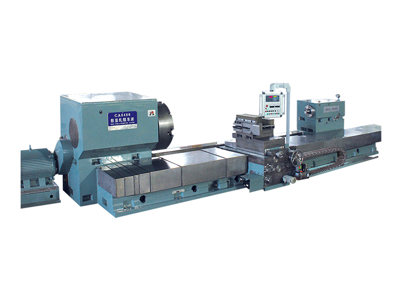 CA8480 เครื่องกลึงม้วนจอแสดงผลดิจิตอลประสิทธิภาพสูงแบบยืดหยุ่น